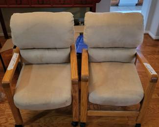 two rocking desk chairs