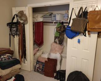 belts purses pillow blankets