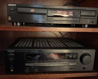 Sony DVD Player and Kenwood Receiver