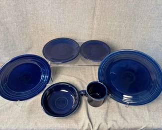 FIESTA 6PC Set Plates, Bowl Mug Cobalt
