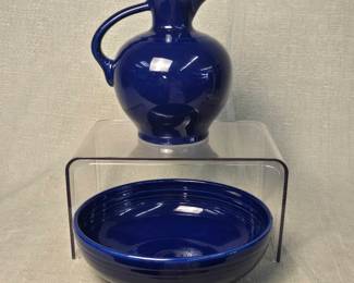 FIESTA 2PC Set Carafe Large Bistro Bowl, Twilight.