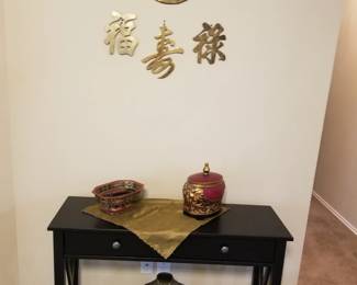Console table with 2 drawers