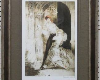 9016 - DON JUAN PRINT BY LOUIS ICART 19.5 X 25