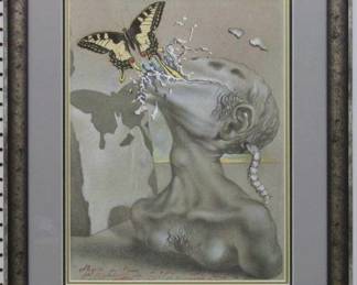 9080 - SOUL ALLEGORY GICLEE BY SALVADOR DALI 23 X 26.5