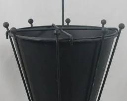 121 - Mid Century Metal Umbrella Stand 29.5"