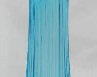 4 - LE Smith Simplicity Electric Blue 20.5" Swung Vase