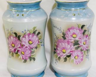 749 - Large Pair Vases, 17.5 x 9