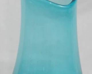 26 - LE Smith Simplicity Blue 15.5" Swung Vase
