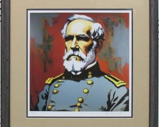 9019 - ROBERT E LEE LTD EDITION BY VANGOGH LIMITED 22.5 x 23