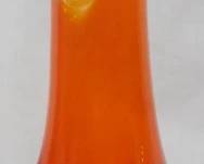 6 - Viking Amberina Petal Swung Vase 19.5"