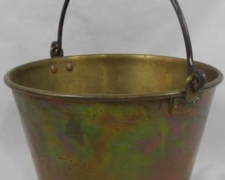 202 - Brass Bucket 6.5x10"