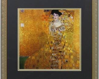 9085 - PORTRAIT OF ADELE GICLEE BY GUSTAV KLIMIT 19.25 X 19.25