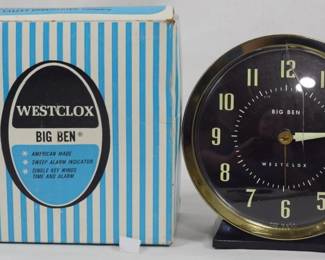 111 - Vintage Westclox Big Ben Clock w/ Box 5" You are buying a used as-is item. We do not guarantee all components are present, and if it is not expressly stated, it is untested.