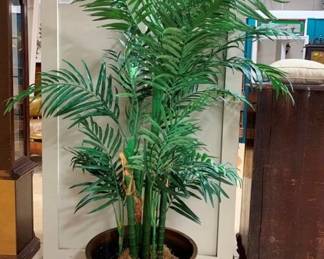 1429 - Large Faux Plant w/ planter Planter - 20 x 21 Tree Height - 77" tall