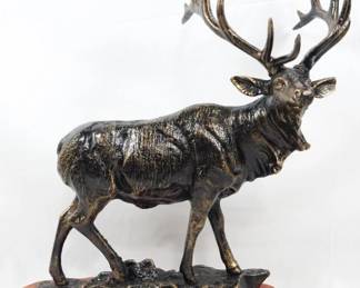 9844 - Elk Statue 18"
