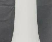 146 - Fenton Milk Glass Hobnail Swung Vase 17"