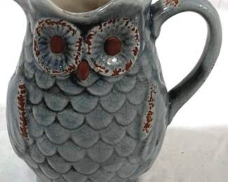 2414 - Owl Cream Pitcher 6.25"