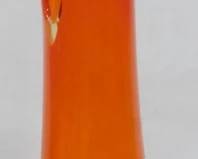 19 - LE Smith Tritop Amberina 12.5" Swung Vase
