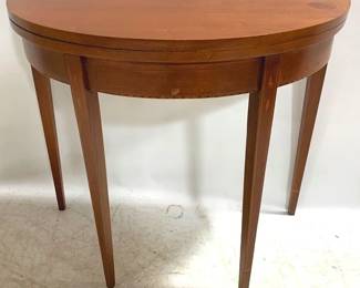 2538 - Hepplewhite Mahogany Inlaid Game Table 35" x 30" lift top