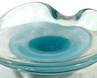 2431 - Murano Art Glass Bowl 7 x 5 x 3