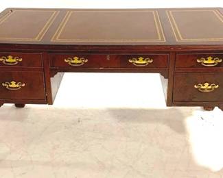 9744 - Hekman Wood Desk - 58" x 29" x 30"