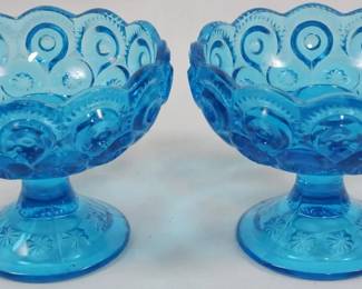56 - Pr LE Smith Moon & Stars Candleholders