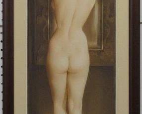 9024 - JANE DEAN PRINT BY ALBERTO VARGAS 16.5 X 35