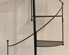 1351 - Vintage Metal Stairstep Plant Stand 39 x 16 x 16