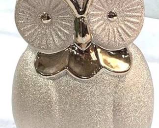 2416 - Ceramic Owl Figure 10.5"