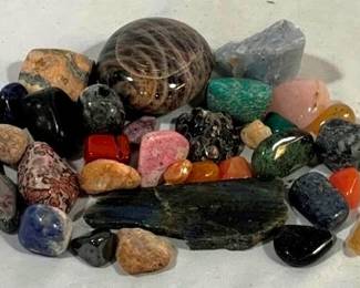 2488 - Group Agate Stones, Polished