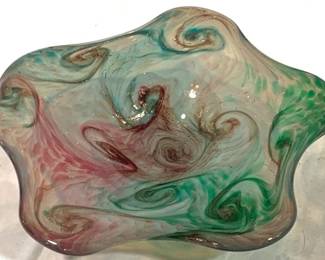 2419 - Murano Art Glass Bowl 11.5"