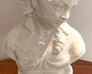 2522 - Woman Bust Statue - 15" Tall (Stoneware)