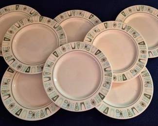 268x - 8 Taylorstone MCM Atomic 8" Plates