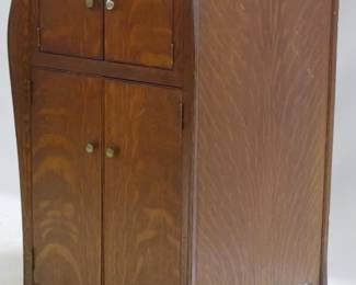 1761 - Oak Floor Model Victrola FA Winter & Son 44" x 20" x 22" You are buying a used as-is electric/electronic/mechanical item. We do not guarantee all components are present, and if it is not expressly stated, it is untested.