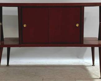 1362 - Mid Century Modern Sliding Door Stand 26 x 40 x 18