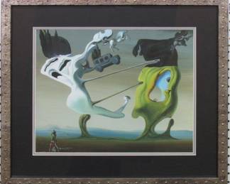 9049 - HOSE FOR EROTOMANIA PRINT BY SALVADOR DALI 22 X 25.5