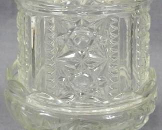 158 - Indiana Glass Crystal Fairy Lamp 7"