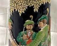 2183 - Vintage Gerz German Beer Stein w/ lid 20" tall