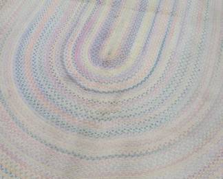 1423 - Capel Parfait Flat Braided Rug - Pastel Colors 8'6" x 11'6"