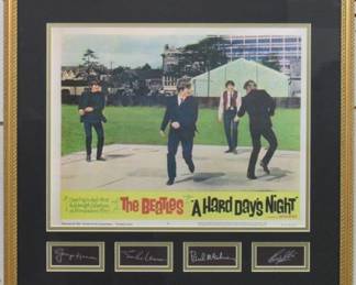 9110 - HARD DAYS NIGHT BEATLES 22 X 28 1/2