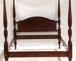 1020 - Craftique Queen Size Tall Poster Bed 66 x 64 x 88