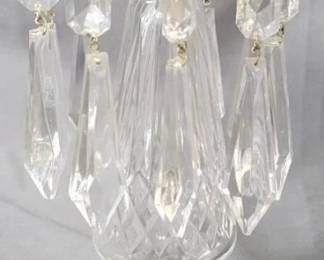 2500 - Waterford Crystal Prism Candle 10"