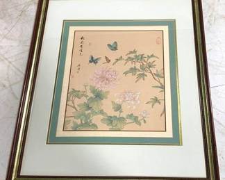 2555 - Framed Oriental Print - 35" x 28"