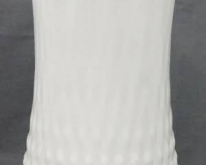 149 - Fenton Milk Glass Hobnail Swung Vase 16"