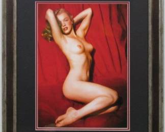 9063 - MARILYN MONROE GICLEE BY TOM KELLY 21.5 X 26.5