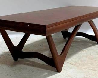 1328 - Adrian Pearsall MCM Walnut Coffee Table 16 x 54 x 20