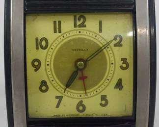74 - Westclox Alarm Clock 3.5" You are buying a used as-is item. We do not guarantee all components are present, and if it is not expressly stated, it is untested.