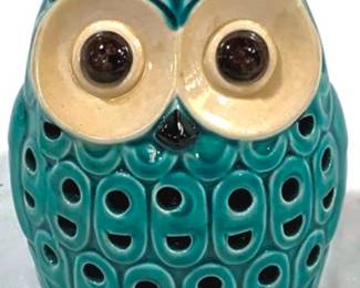 2412 - Ceramic Owl Figure 6.5"