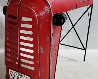 4148 - Metal Tractor Grill Bar Table 40 x 42 x 24