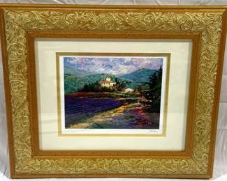 2032 - Framed Oil on Board signed by Perez 20 x 17
